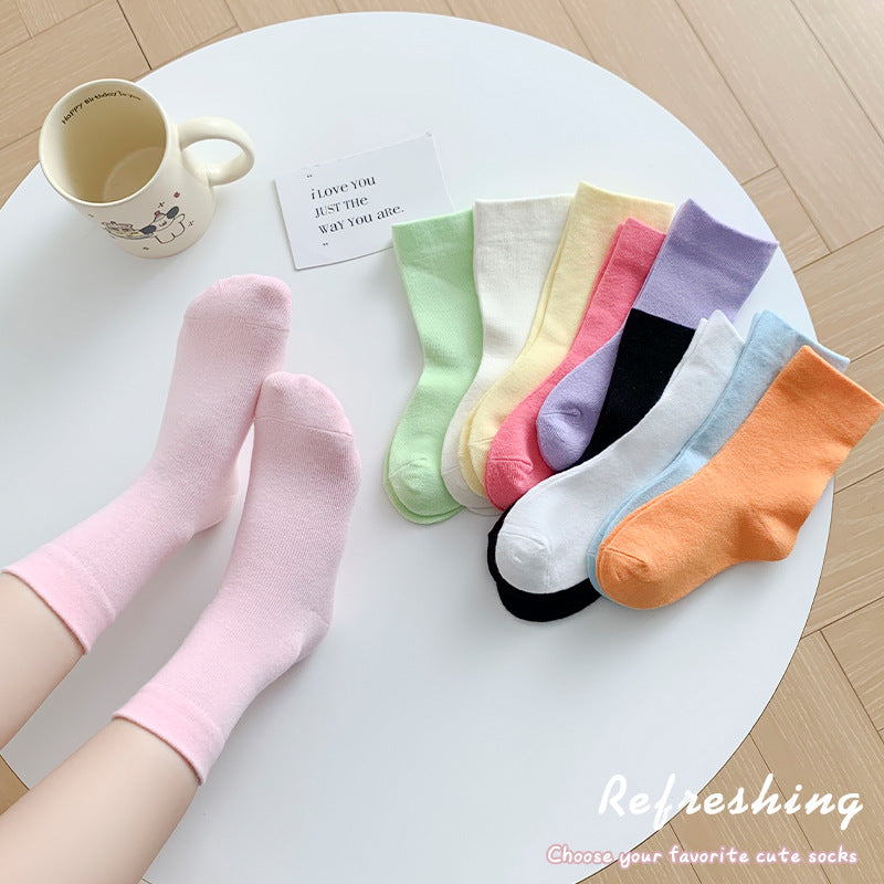HuaAngel Boys Girls Socks 10 Pairs Cotton Ankle Socks 1-12 Years