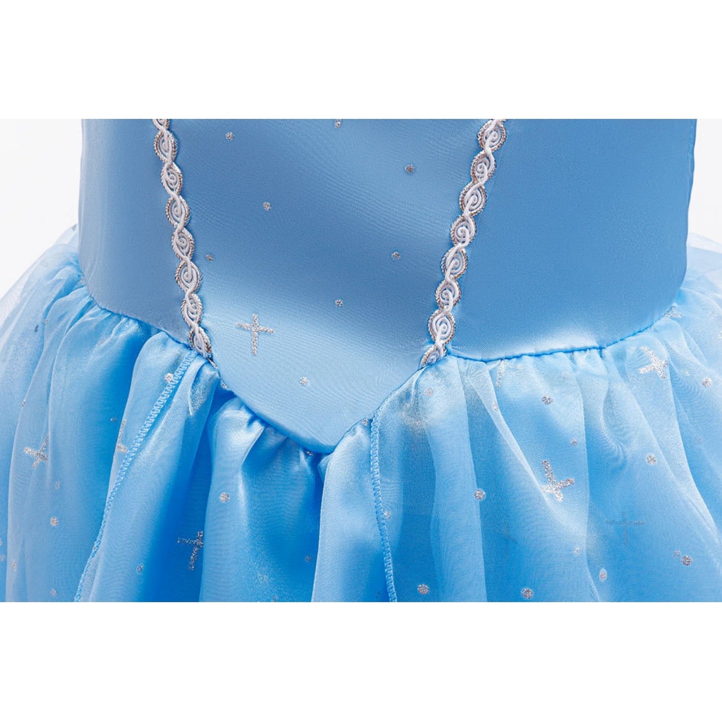 HAWEE Princess Fairy Dress Up Costume for Toddler and Little Girls - Blue Birthday Party Dress