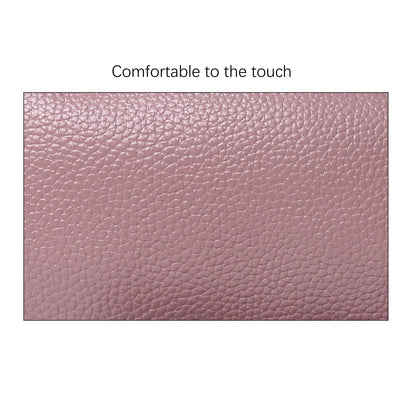 HAWEE Cellphone Wallet for Women Genuine Leather Clutch Purse Large Capacity Double Zipper Wristlet Wallet for Ladies