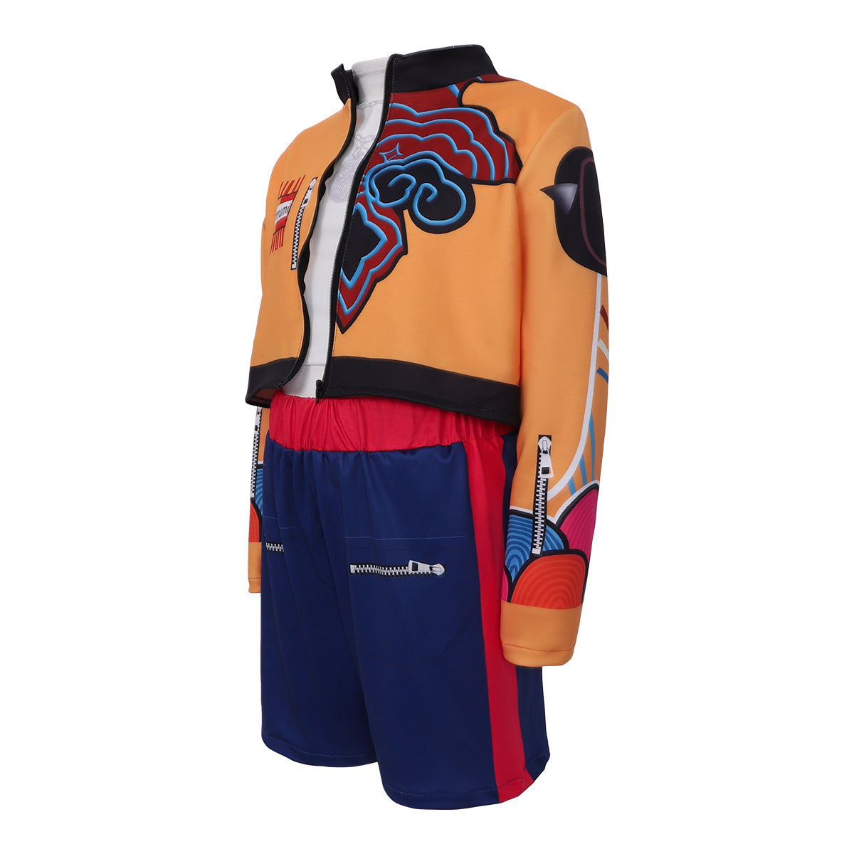 KAWELL Girl Pop Singer Costume Demon Hunter Top Pants Dress Dancer Dress Up Halloween Cosplay Outfits Set, 768718589445