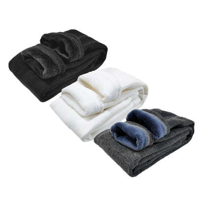 HuaAngel 3 Pack Girls Fleece Lined Leggings Thermal Soft Stretchy Winter Pants Sizes 2-10