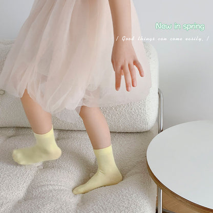 HuaAngel Boys Girls Socks 10 Pairs Cotton Ankle Socks 1-12 Years