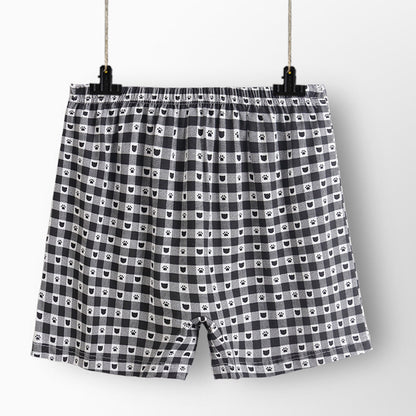 Phenas Men's Boxer Shorts, Comfortable Cotton Boxers, 100% Cotton Checks Multicolor Boxers For Men, Multi Pack