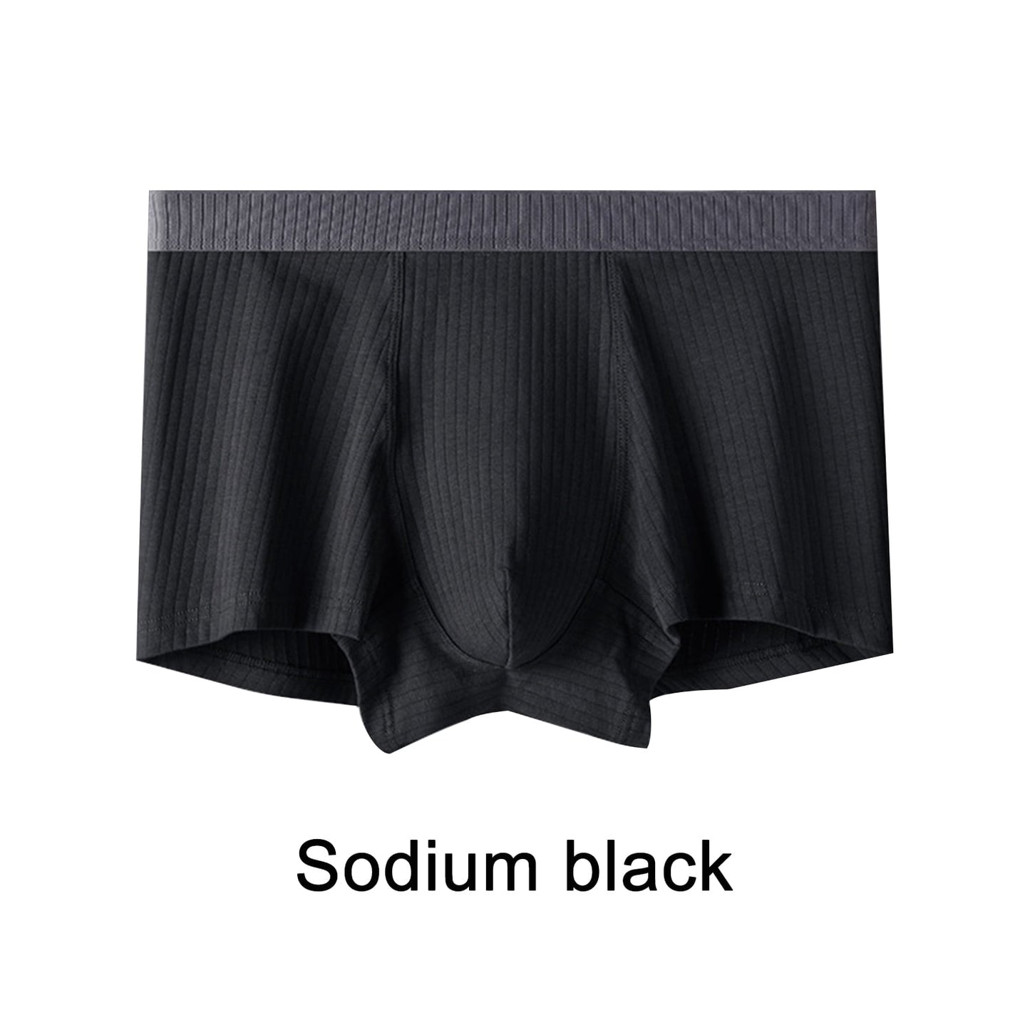 Phenas Mens Trunks Underwear Cotton Boxer Briefs Short Leg Comfortable Underpants 4 Pack