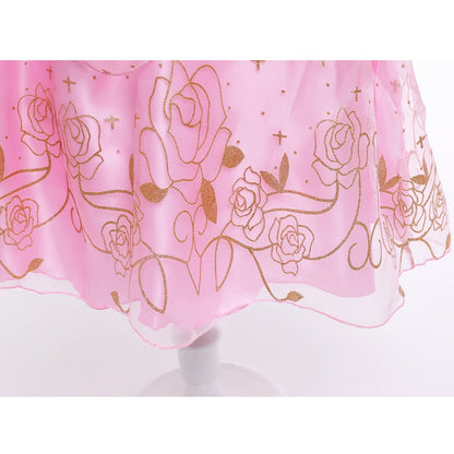LOEL Girls Princess Dress Fairy Pink Dress Christmas Birthday Dress Up