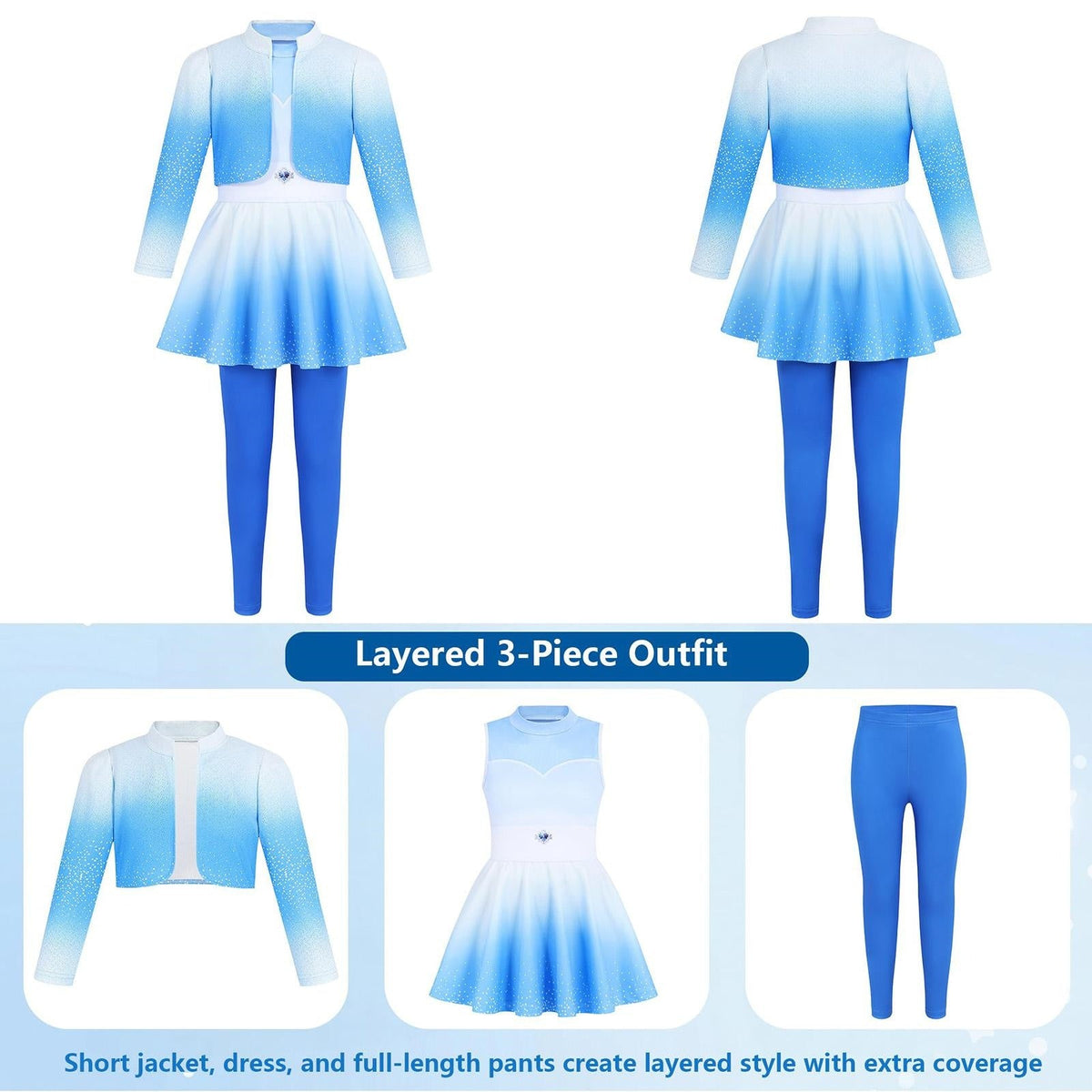 LOEL Kids Halloween Costume Blue — view 3