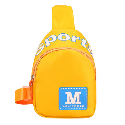 Small Sling Bag for Kids Cute Crossbody ShoulderBag Chest Bag Fanny Pack for Outdoor Travel Hiking withVibrant Colors