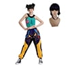 KAWELL Girls Pop Singer Costumes 3-14 Years, Toddler Halloween Cosplay Costume Kids Dance Stage Outfit Set