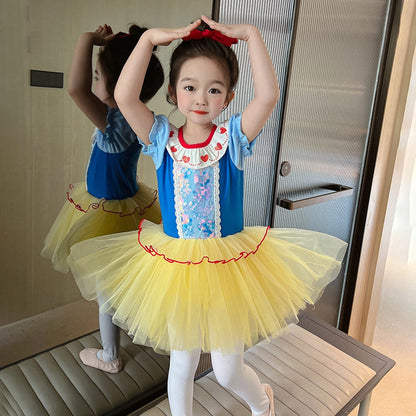 Phenas Ballet Leotards Tutu Dress for Toddler Girls Ballerina Outfits Dance Costume Dancewear with Tulle Skirt