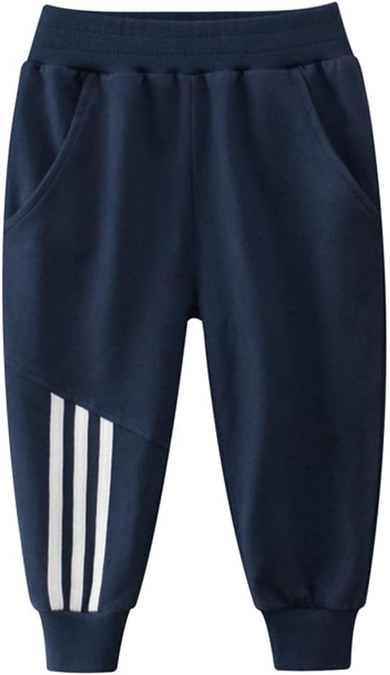 Toddler Boys Sweatpants Kids Sport Jogger Pants Cotton Active Pants Multipack