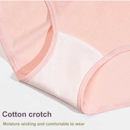 HuaAngel Girls Underwear 6-10 Pack Cotton Soft Stretch Panties Everyday Briefs for School and Play Sizes M-XL