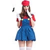 KAWELL Super Bros Costume for Adults Unisex Cap Gloves Fake Accessory Kit for Cosplay Halloween for Women Men