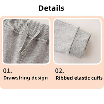 CHOYURME CHONYURM 3 Pack Toddler Boys Sweatpants Cotton Joggers Pants with Pocket and Drawstring