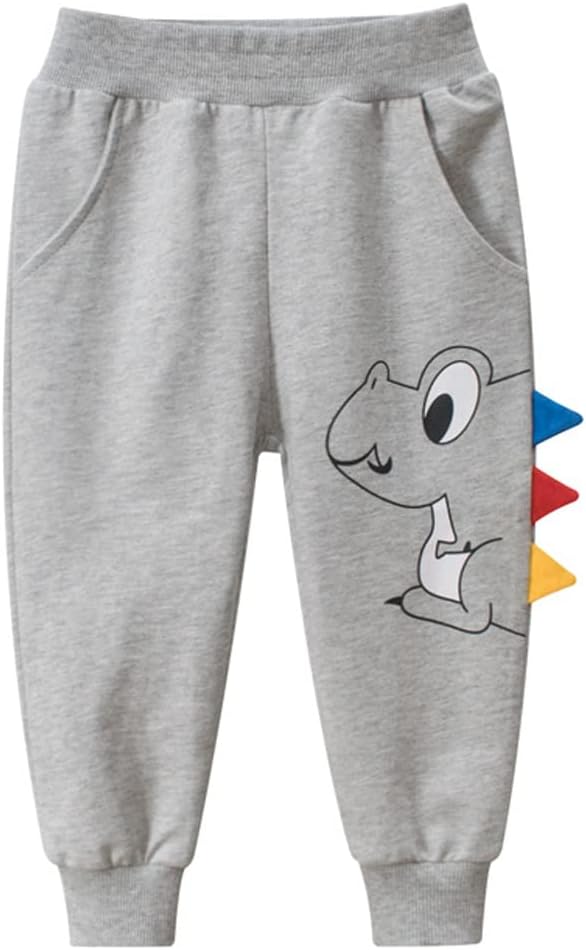 Toddler Boys Sweatpants Kids Sport Jogger Pants Cotton Active Pants Multipack