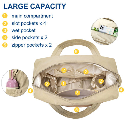 URSOFINE 40L Duffle Bag Large Sport Travel Bag with Wet Pocket Gym Bag for Women Men Weekender Overnight Bag Yoga Bussiness Trip