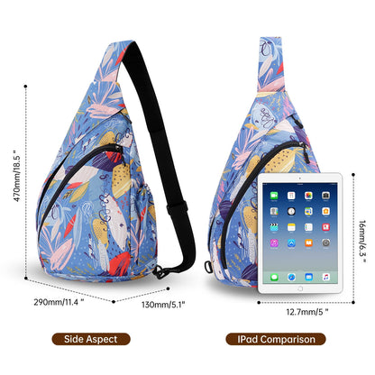 KAWELL Sling Backpack - Unisex Messenger Bag Crossbody Backpack Travel Multipurpose Daypacks for Men Women Lady