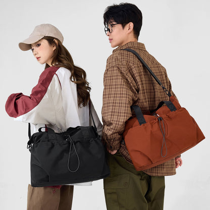 URSOFINE Unisex Crossbody Duffel Bag, Water Resistant Gym Bag with Wet Pocket, Lightweight Daily Commuter & Weekend Travel Handbag for Men Women, Green