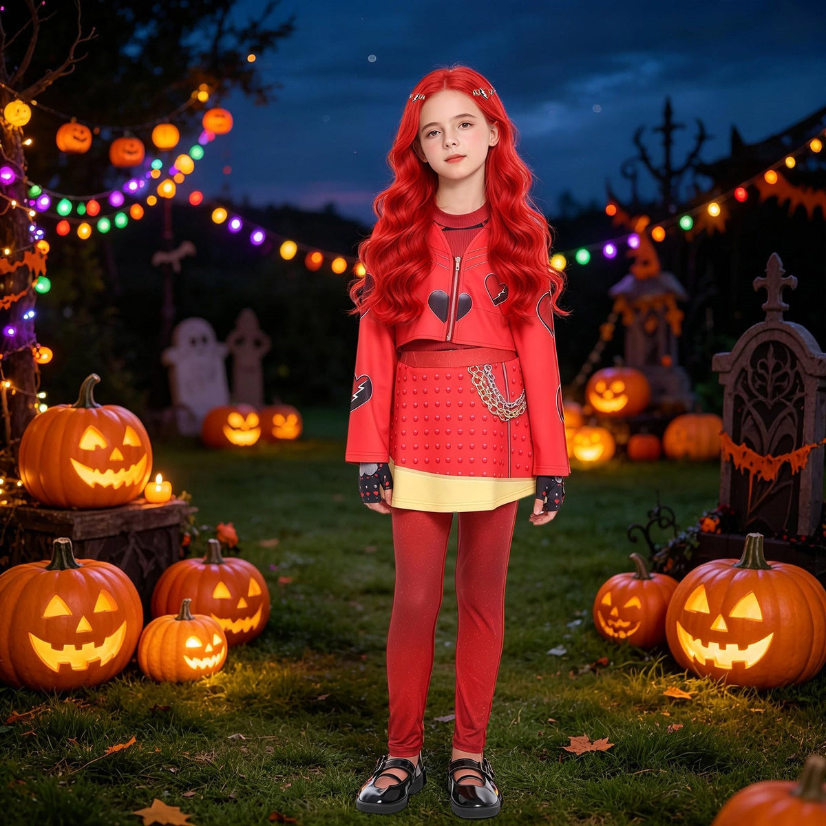 LOEL Kids Halloween Costume Red — view 5