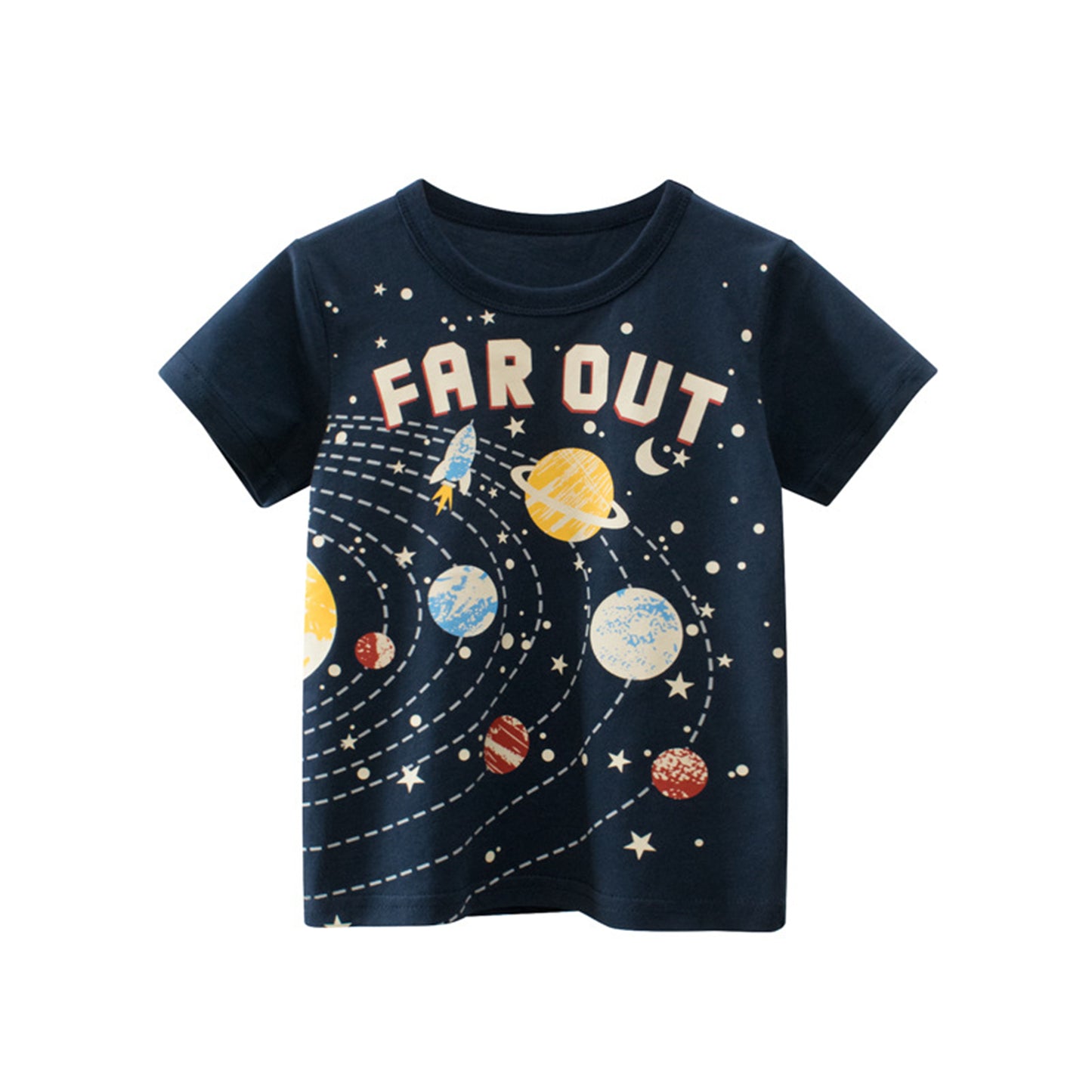 CHOYURME CHONYURM Toddler Boys Summer Cotton Short-Sleeve Graphic T-shirt,Pack of 3