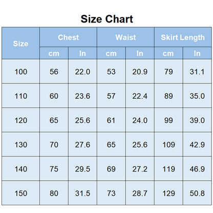 HAWEE Blue Princess Dress for Girls Puffy Sleeve Princess Costume Halloween Cosplay Party Fancy Dress(2-12Y)
