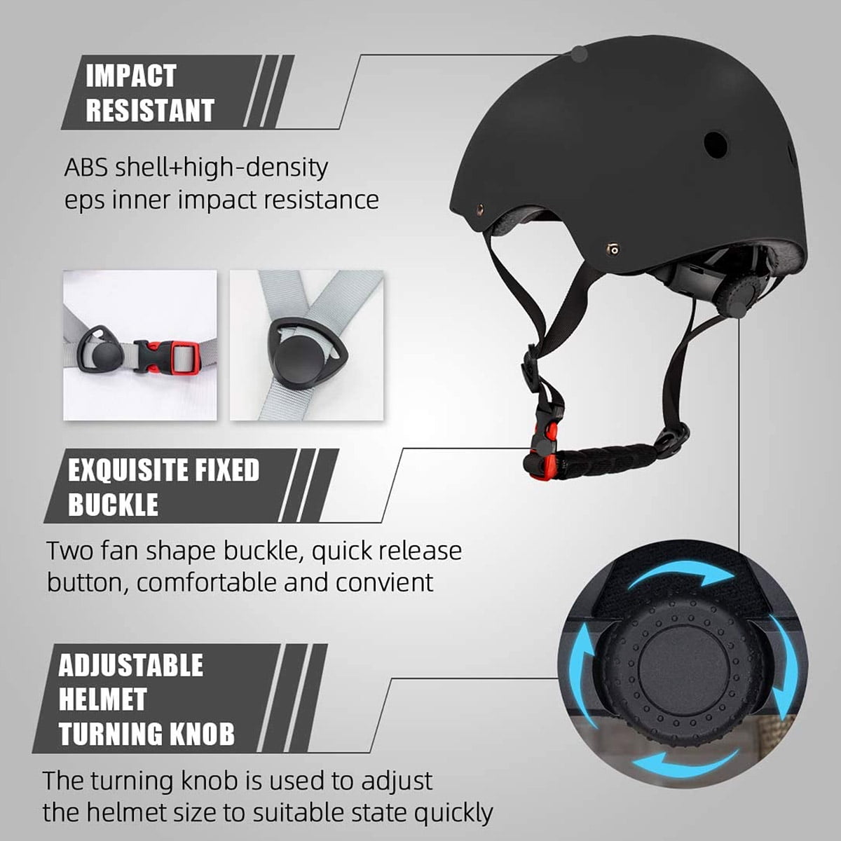 Kawell Unisex Multi-Sport Helmet, Adjustable Skateboard & Bike Helmet, Lightweight & Breathable