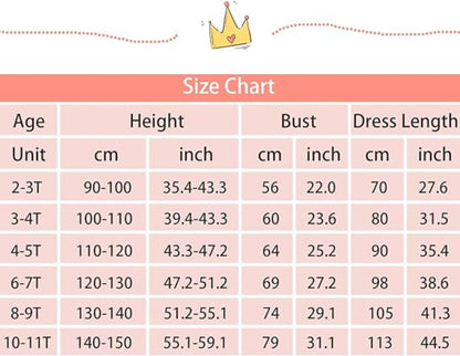 HAWEE Girls Aurora Princess Costume Sleeping Princess Dress Up with Accessories for Halloween Cosplay