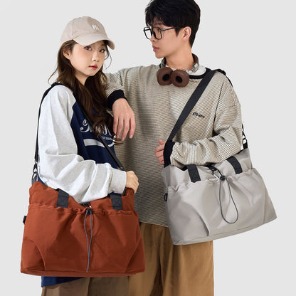 URSOFINE Unisex Crossbody Duffel Bag, Water Resistant Gym Bag with Wet Pocket, Lightweight Daily Commuter & Weekend Travel Handbag for Men Women, Green