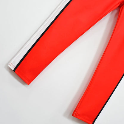 KAWELL Rise of Red Costume for Girls Zipper Jacket and Pants Red Halloween Dress Up 4-12 Years
