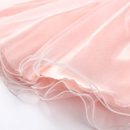HAWEE Flower Girls Dress Sleeveless Sequin Tutu Princess Dress Birthday Party Pageant Ball Gown for Age 3-10 Years Old