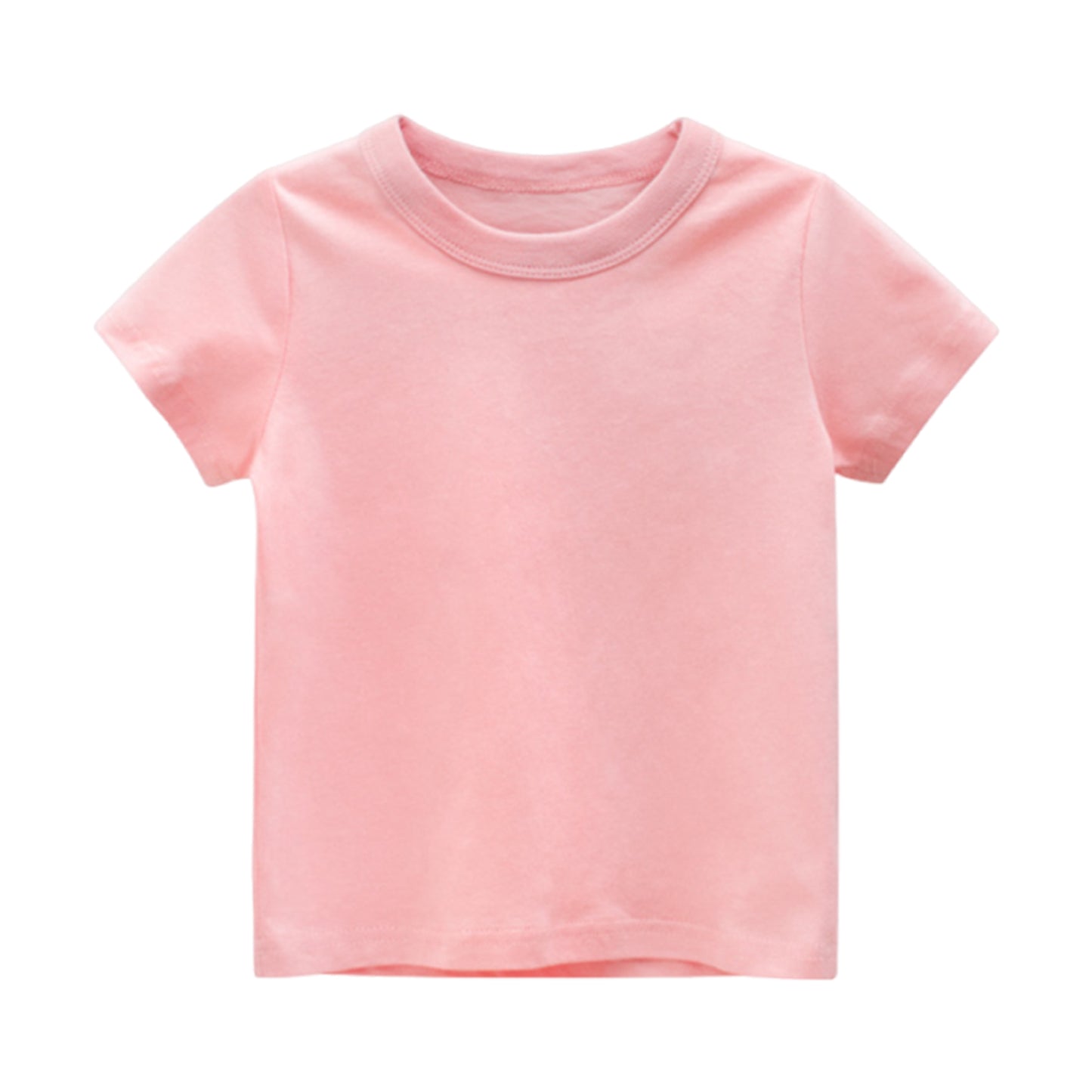 CHOYURME CHONYURM Toddler Girls Cotton Short Sleeve T-Shirt,Casual Daily Shirt for Kids,4-Pack,Sizes 2T-7T