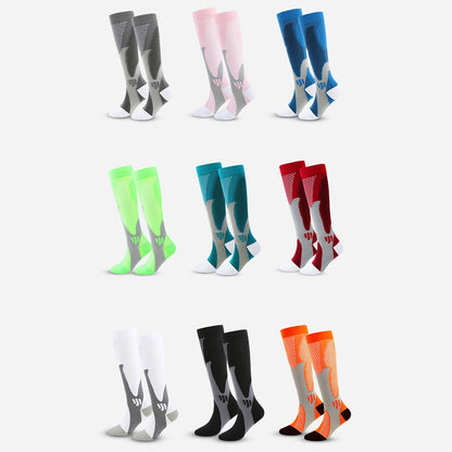 KAWELL 6 Pairs Compression Socks for Women and Men 20-30mmHg Circulation Support Socks