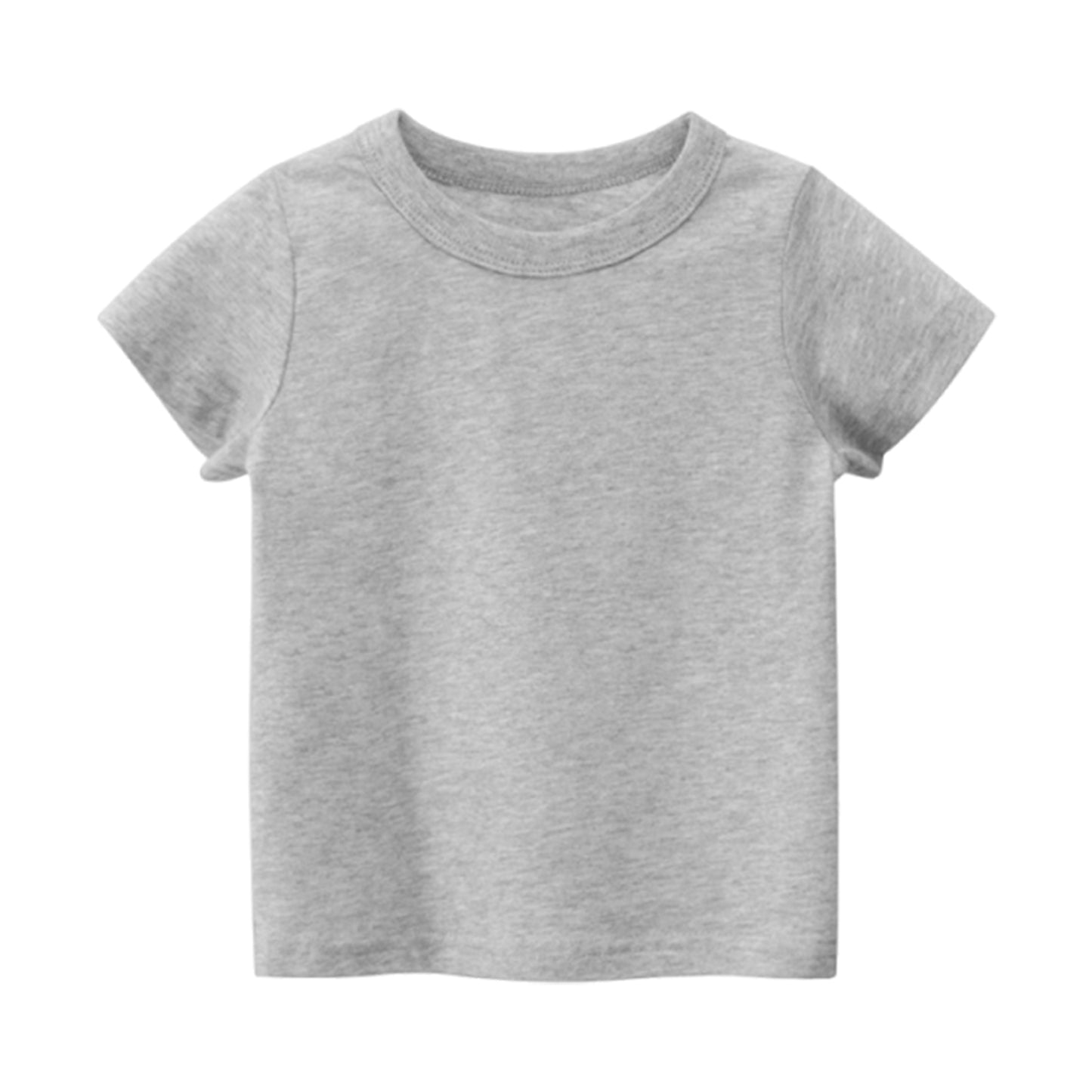 CHOYURME CHONYURM Toddler Girls Cotton Short Sleeve T-Shirt,Casual Daily Shirt for Kids,4-Pack,Sizes 2T-7T