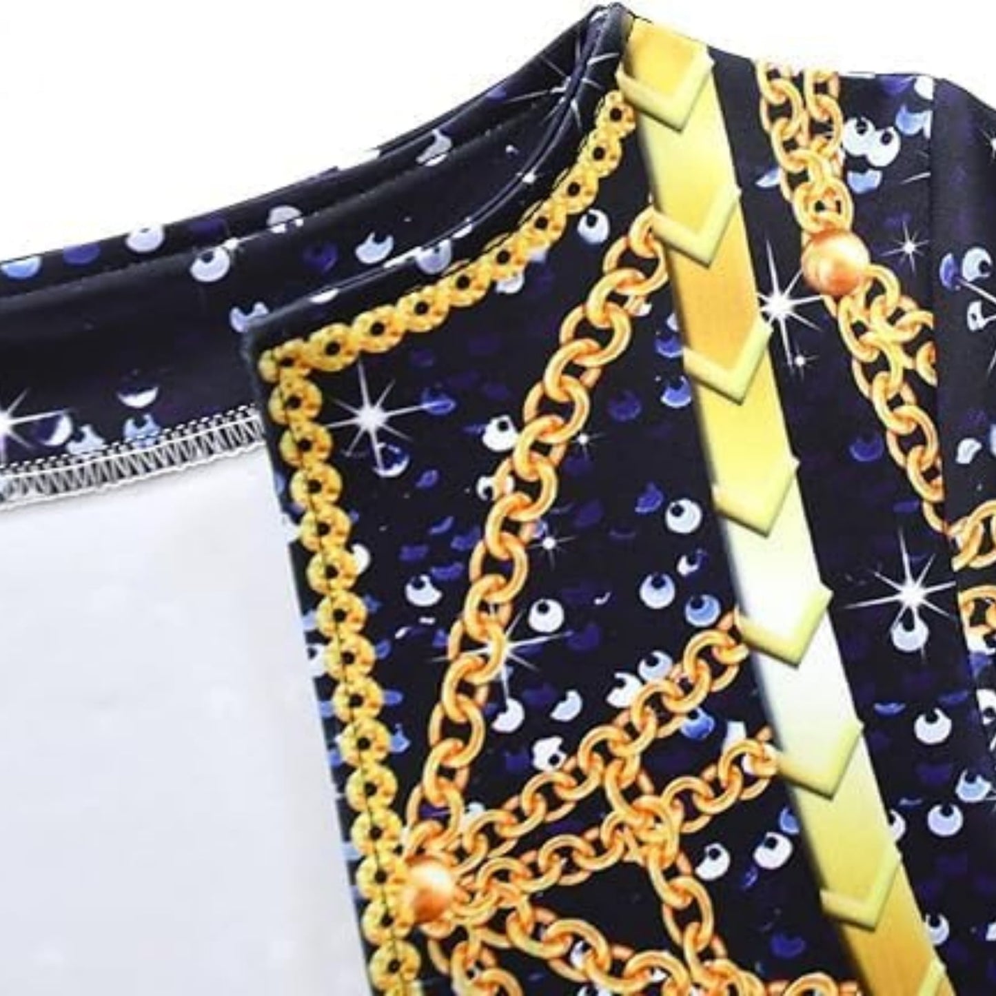 KAWELL Girls Pop Singer Costumes 3-14 Years, Toddler Halloween Cosplay Costume Kids Dance Stage Outfit Set