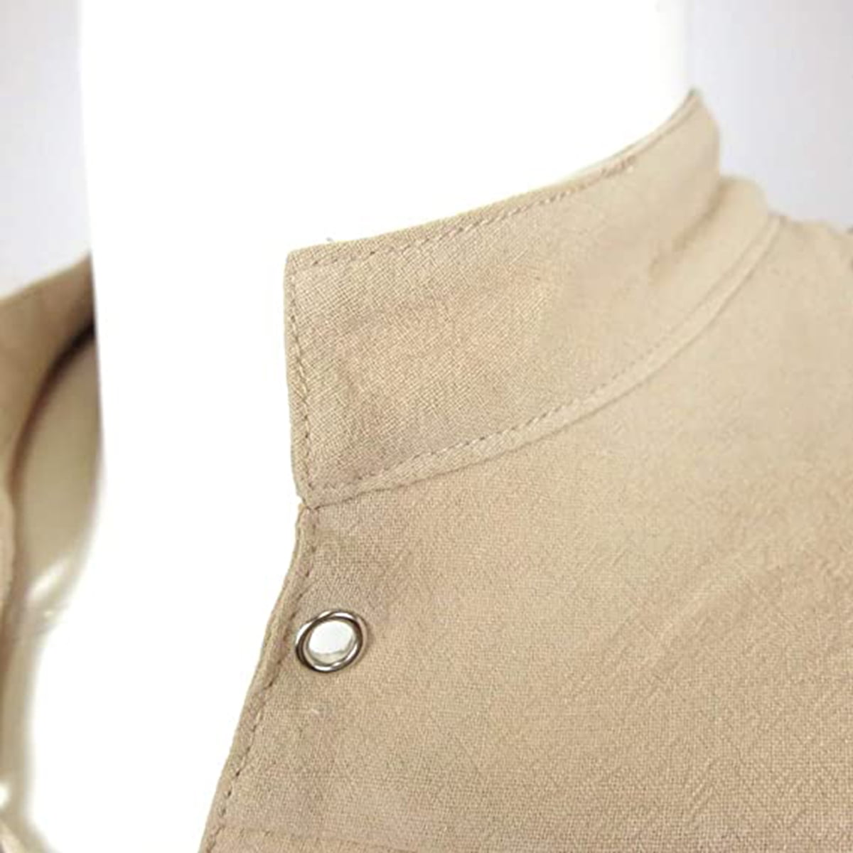 Men's Loose Linen Medieval Gothic Renaissance Shirt Long Sleeve Viking Pirate Mercenary Scottish Costume
