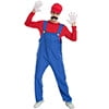 KAWELL Super Bros Costume for Adults Unisex Cap Gloves Fake Accessory Kit for Cosplay Halloween for Women Men