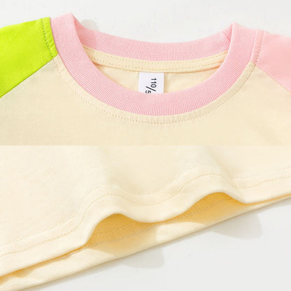 HuaAngel 3 Pack Boys Girls Combed Cotton T-Shirt Long Sleeve Crew Neck Basic Tees Sizes 3-13