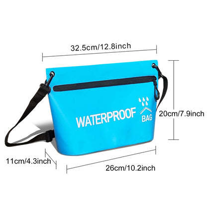 Waterterproof Zipper Pouch, Multi-Purpose Water-resistant Zipper Storage Bag Gear Bag for Outdoor Travel Beach Pool Fishing Dirty Clothes Wet Swimsuits.