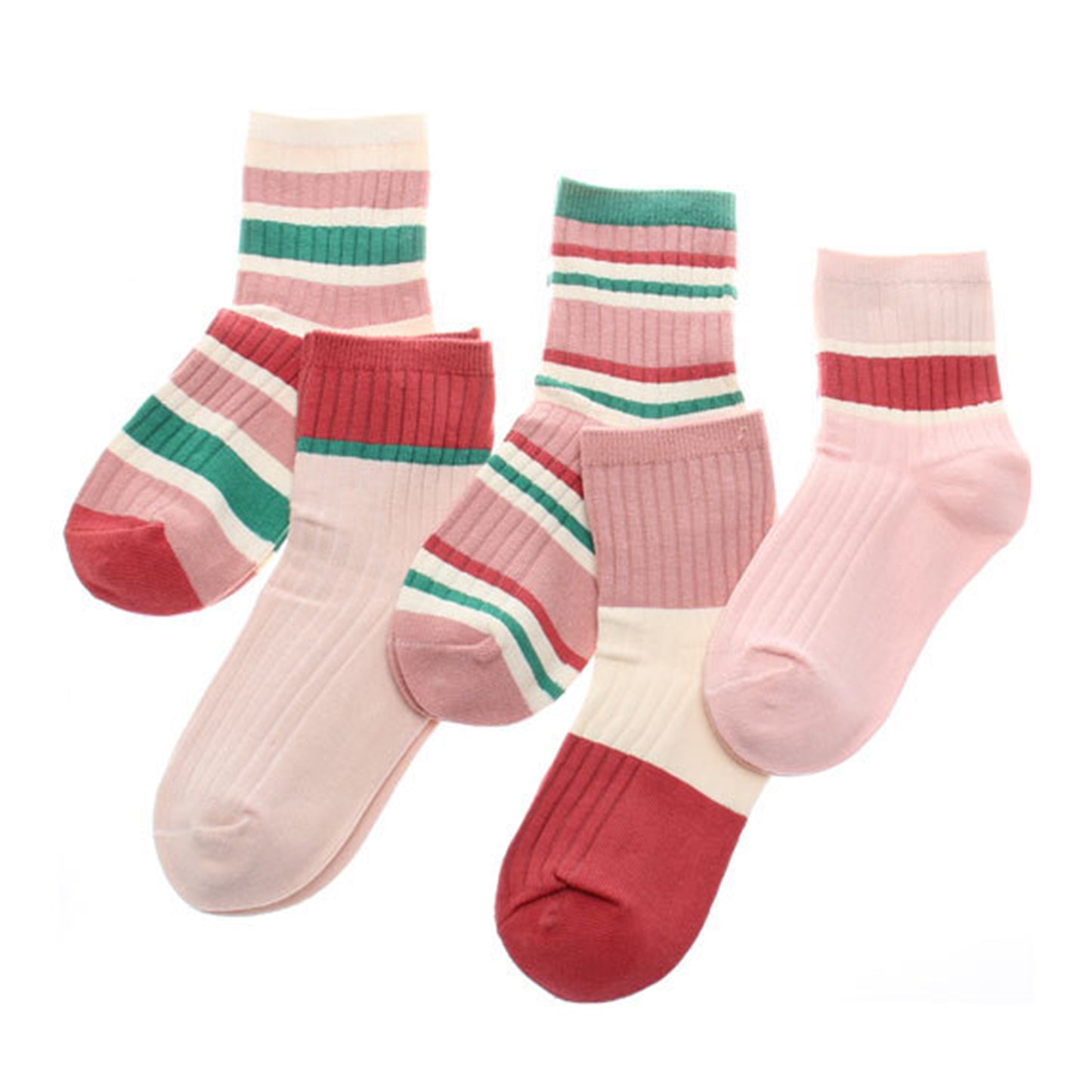 HuaAngel Boys Girls Socks 10 Pairs Long Socks Cotton Sports Socks 3-15Years