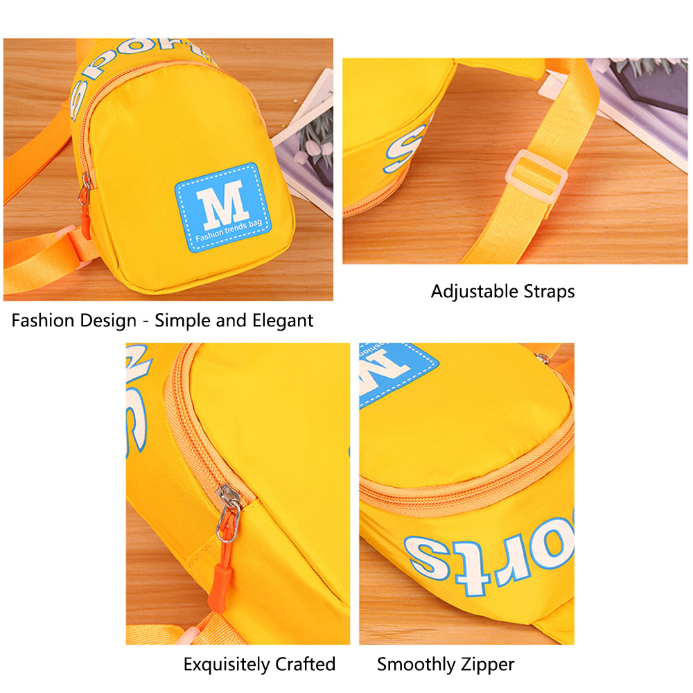 Small Sling Bag for Kids Cute Crossbody ShoulderBag Chest Bag Fanny Pack for Outdoor Travel Hiking withVibrant Colors