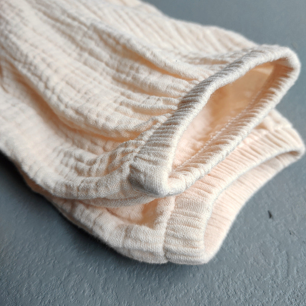 HuaAngel Boys Girls Pants Cotton Gauze Soft Breathable Beach Travel Trousers 3 Packs Size 2-7