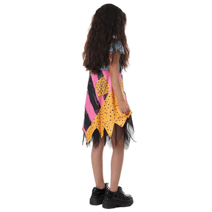 KAWELL Girls Nightmare Before Christmas Classic Sally Toddler Costume