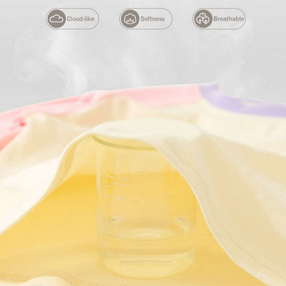 HuaAngel 3 Pack Boys Girls Combed Cotton T-Shirt Long Sleeve Crew Neck Basic Tees Sizes 3-13