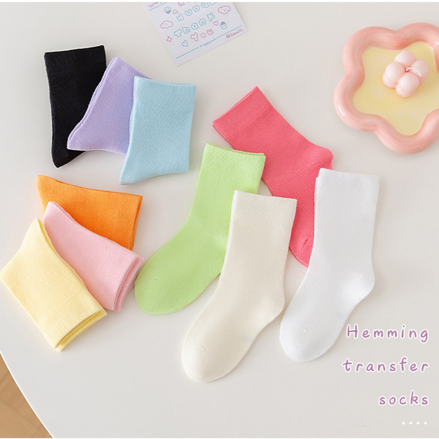 HuaAngel Boys Girls Socks 10 Pairs Cotton Ankle Socks 1-12 Years