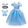 LOEL Girls Princess Dress Fairy Pink Dress Christmas Birthday Dress Up