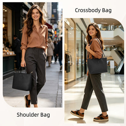 LOEL Premium Small Top-Handle Crossbody Bag for Women - Black - view 2