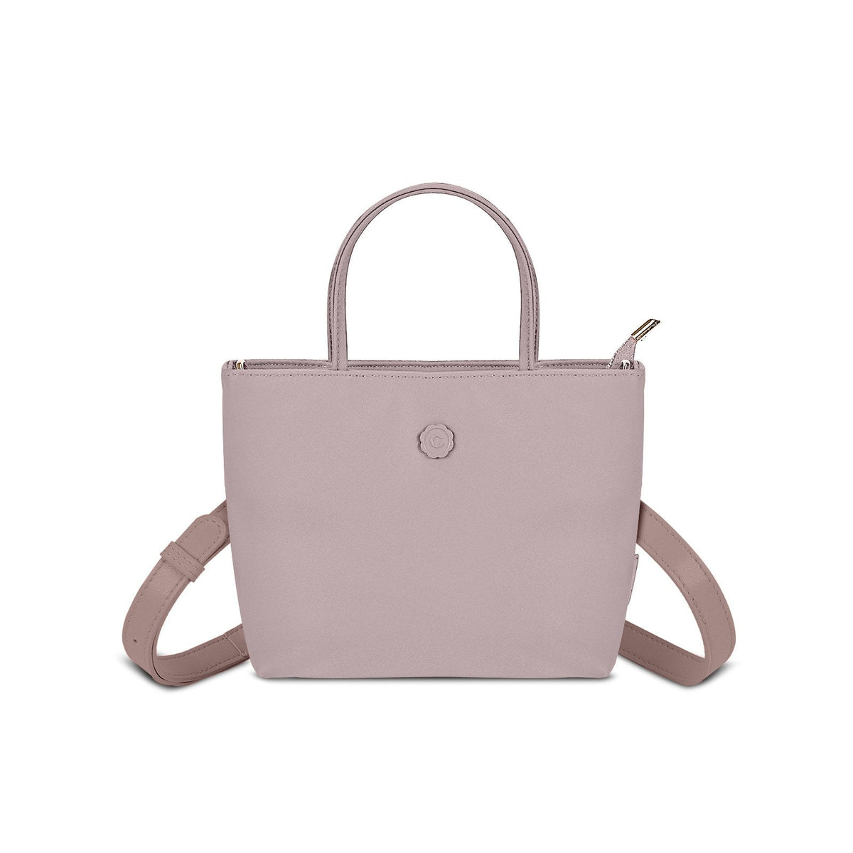LOEL Premium Small Top-Handle Crossbody Bag for Women - Light Purple - view 1