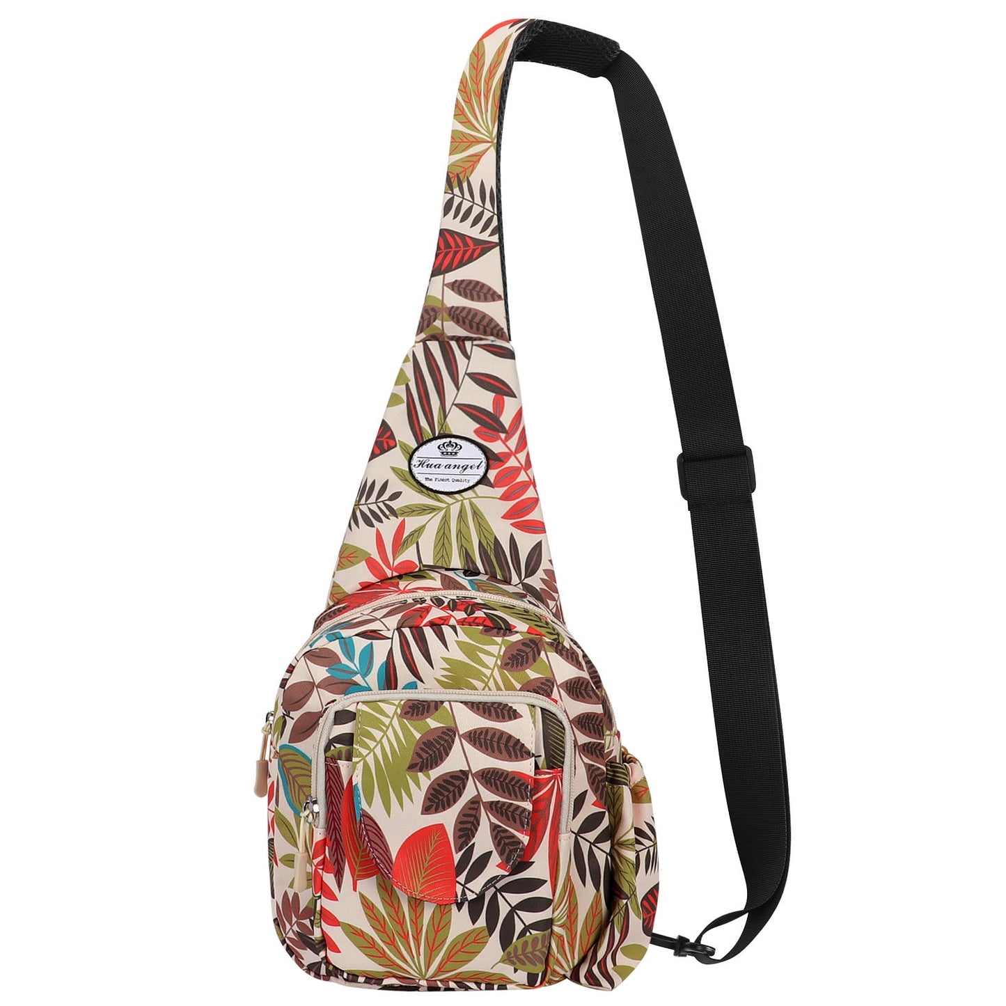 HAWEE Crossbody Sling Bags for Women, Small Sling Shoulder Backpack with Convertable Strap Fashionable Travel Chest Pack for Trip Sports Work