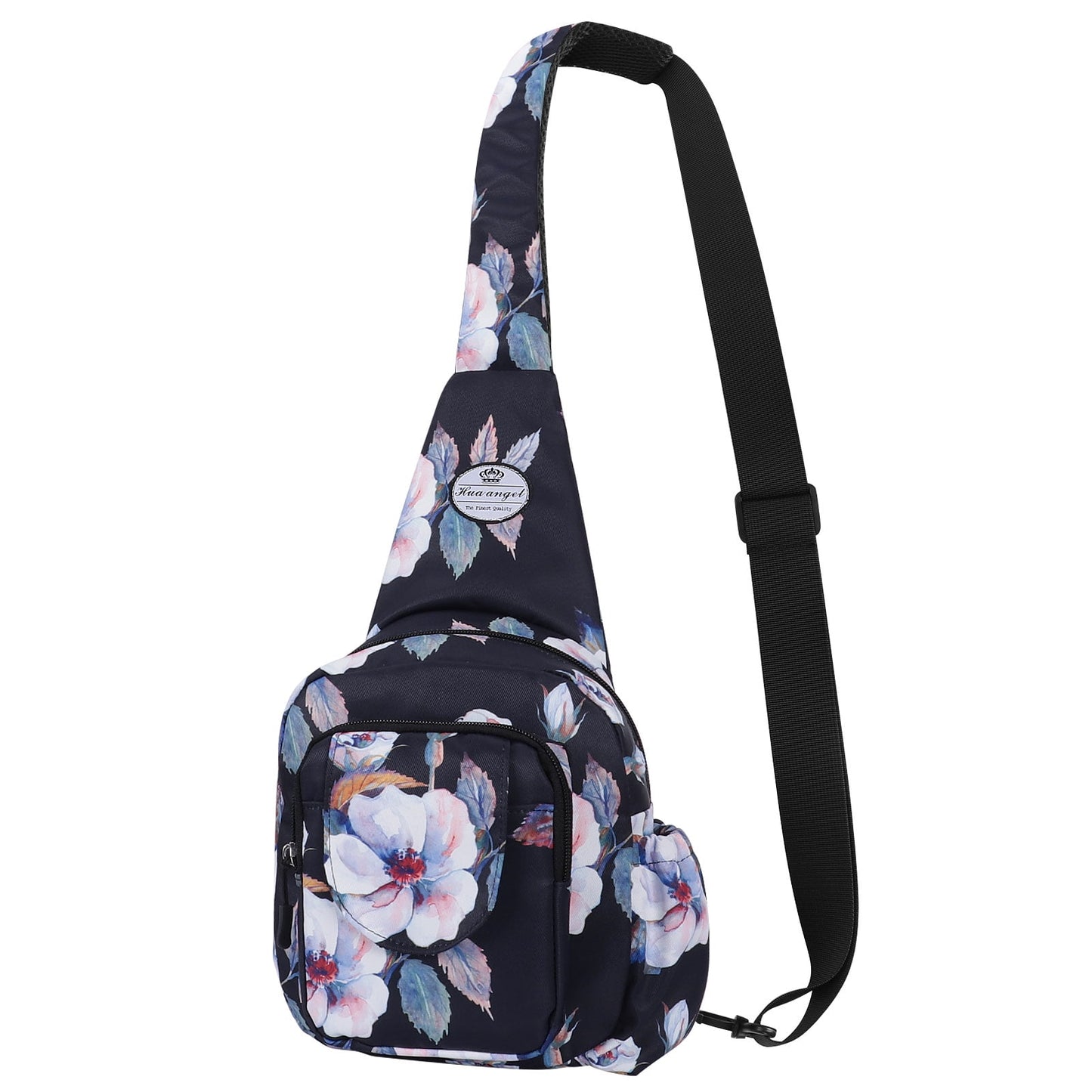 HAWEE Crossbody Sling Bags for Women, Small Sling Shoulder Backpack with Convertable Strap Fashionable Travel Chest Pack for Trip Sports Work