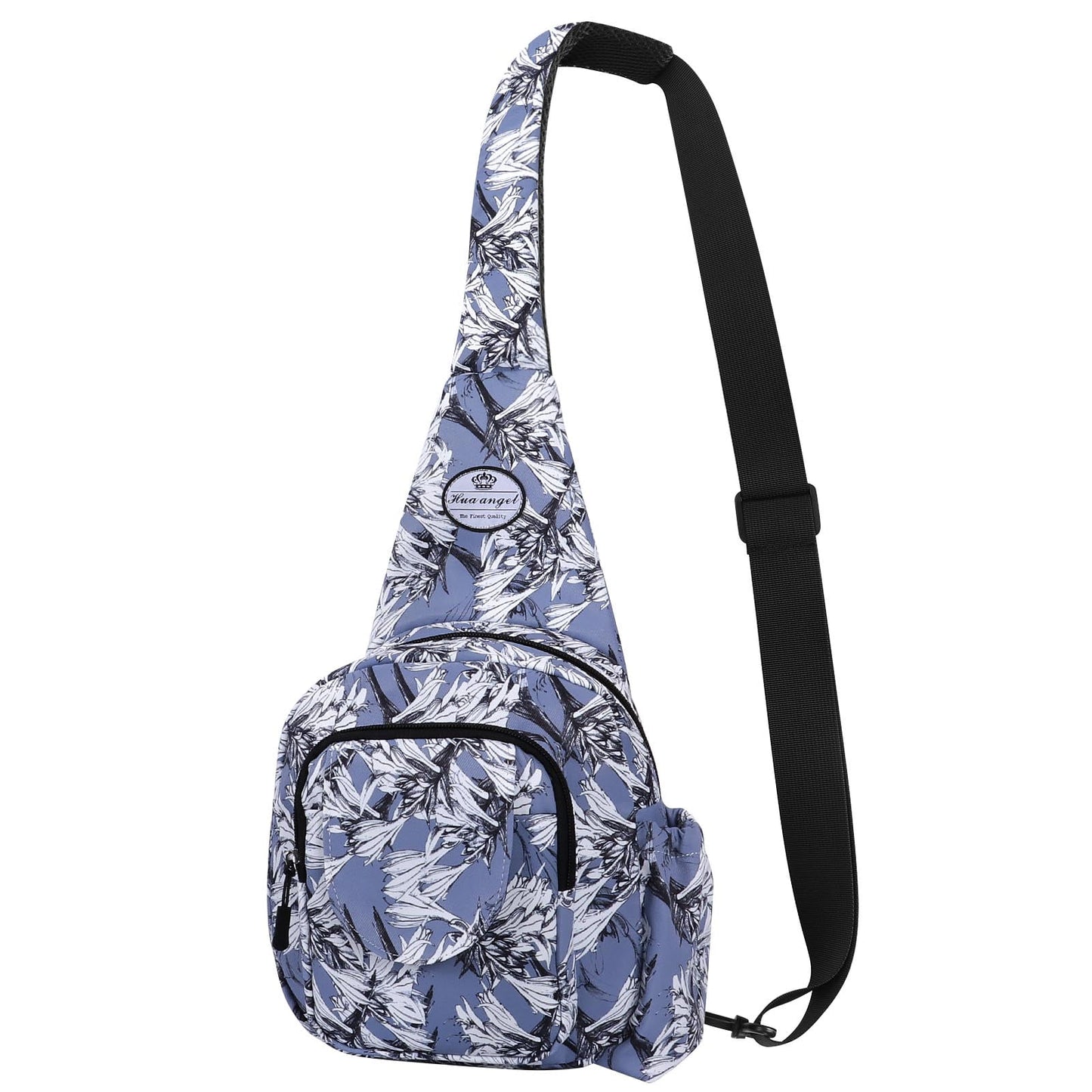 HAWEE Crossbody Sling Bags for Women, Small Sling Shoulder Backpack with Convertable Strap Fashionable Travel Chest Pack for Trip Sports Work