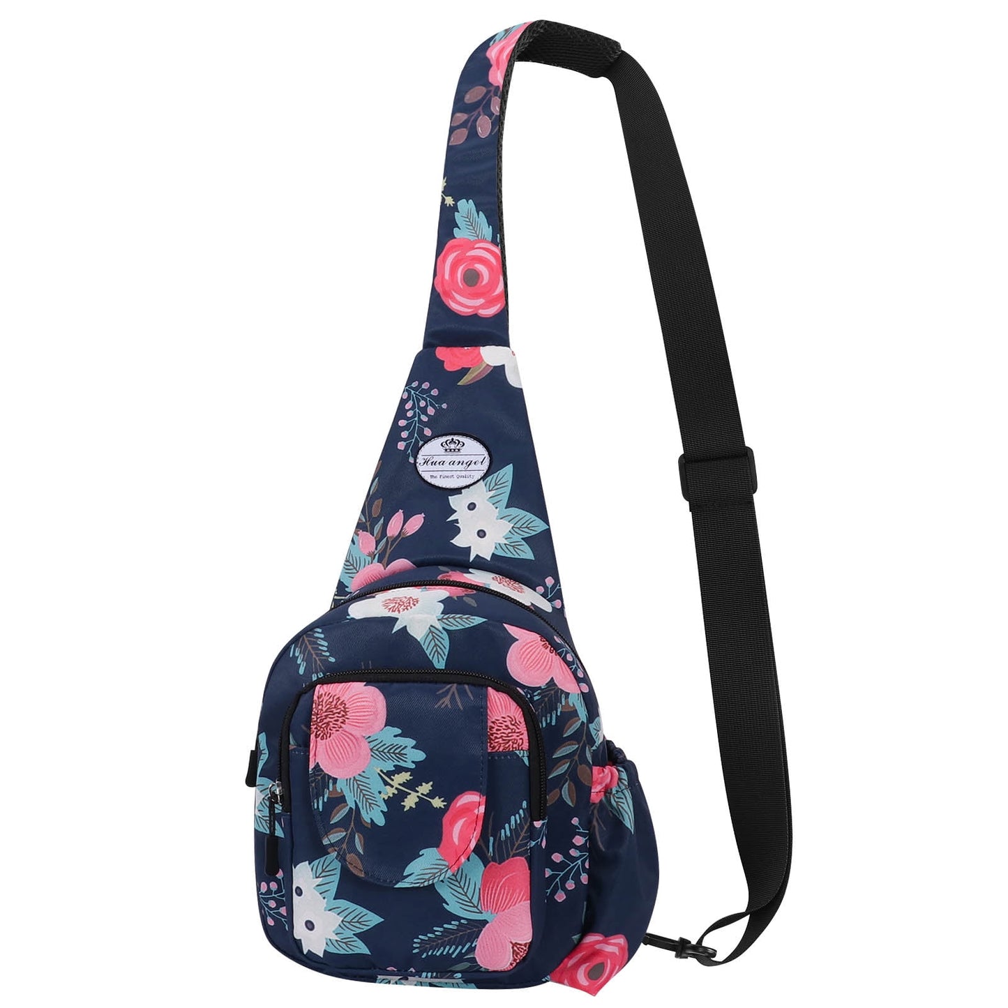 HAWEE Crossbody Sling Bags for Women, Small Sling Shoulder Backpack with Convertable Strap Fashionable Travel Chest Pack for Trip Sports Work